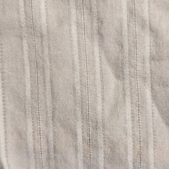 Armani Exchange button-up ruffle shirt gray/green Medium Vintage - Picture 4 of 4